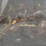 Painting old abstract composition abstraction xxth