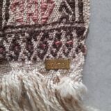 Antique embroidered kilim with 16 medallions from Turkey or the Balkans, c. 1950.