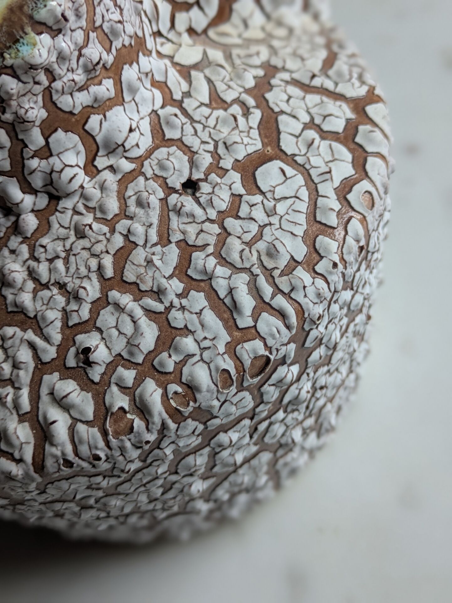 Brutalist vase ''Fat Lava'' Mid century