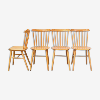 Série de 4 chaises bistrot scandinaves