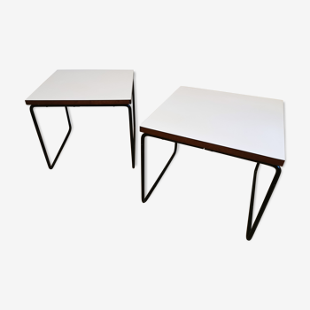 Pair of "flying" tables by Pierre Guariche
