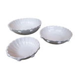 Hollow dishes old salad bowl white earthenware