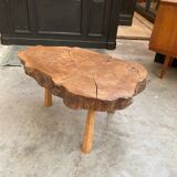 Primitive elm coffee table