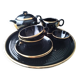 "Tête à tête" tea set in Blanche Letalle ceramic for Saint Clément