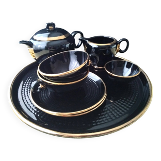 "Tête à tête" tea set in Blanche Letalle ceramic for Saint Clément