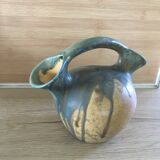 Vase forme gargoulette en grès d’art émaillé Gilbert Metenier de Gannas