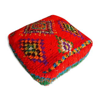 Moroccan kilim Pouf - Azilal 60 x 60 x 20 cm