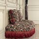 Occasional chair, trimmings and small stitches by Jacques Garcia
