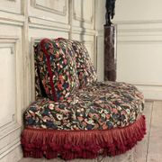 Occasional chair, trimmings and small stitches by Jacques Garcia