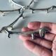 6 vintage dachshund shaped knife holder