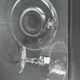 Dessert cup (compotier) with monogrammed light crystal top