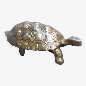 Brass Turtle Ashtray