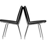 Paire de chaises Lufthavn par Hans Wegner