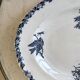 Oval dish Terre de Fer early nineteenth