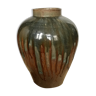 Flaming sandstone vase from Puisaye