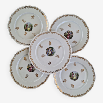 Vintage porcelain dinner plates