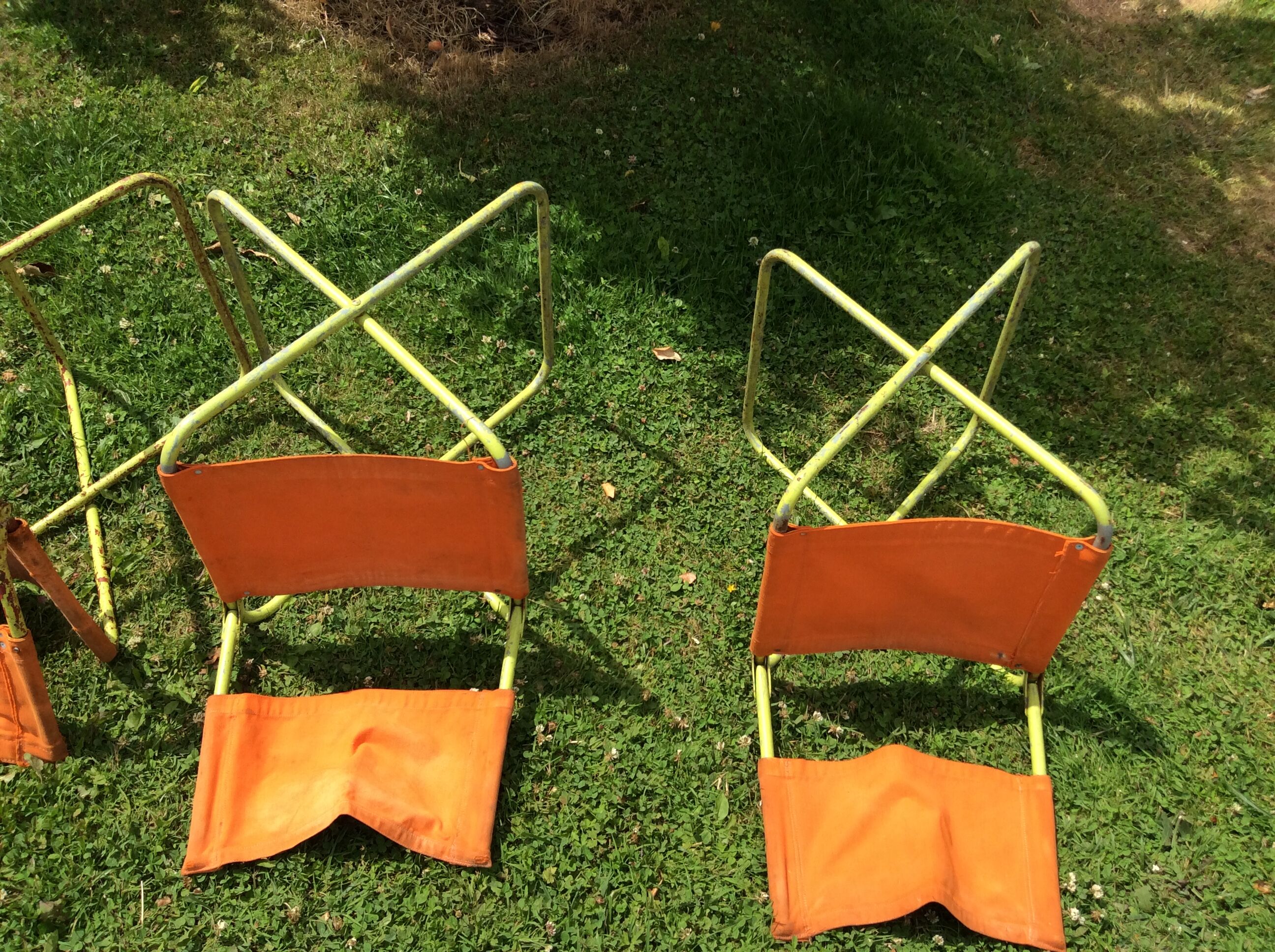 4 fauteuils de camping