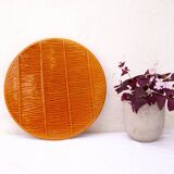 Plat rond Val d'or Gien