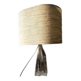 Table lamp with a crystal base by daum (1960s)