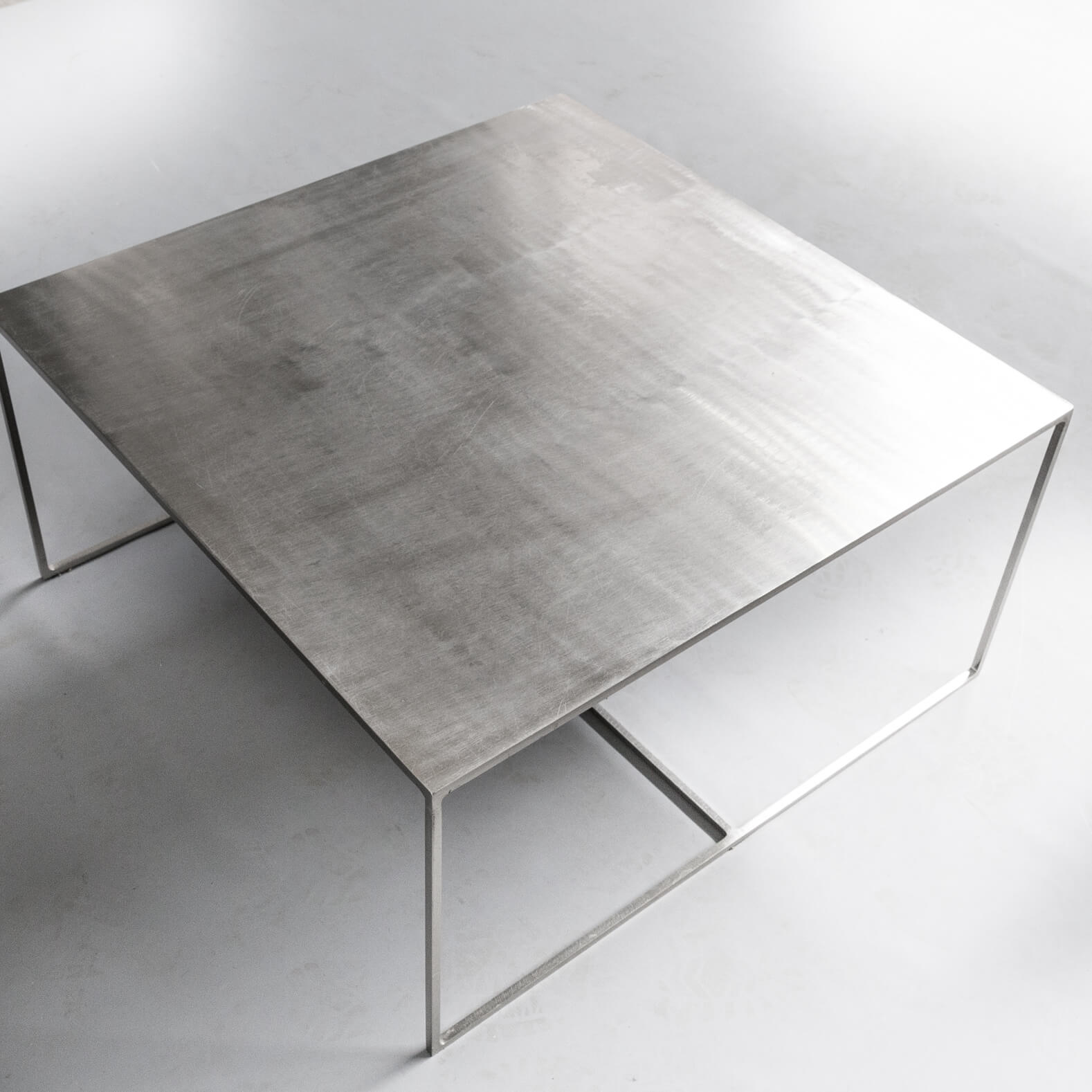 Rodolfo Dordoni ‘duchamp’ metal coffee table for Minotti