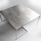 Rodolfo Dordoni ‘duchamp’ metal coffee table for Minotti