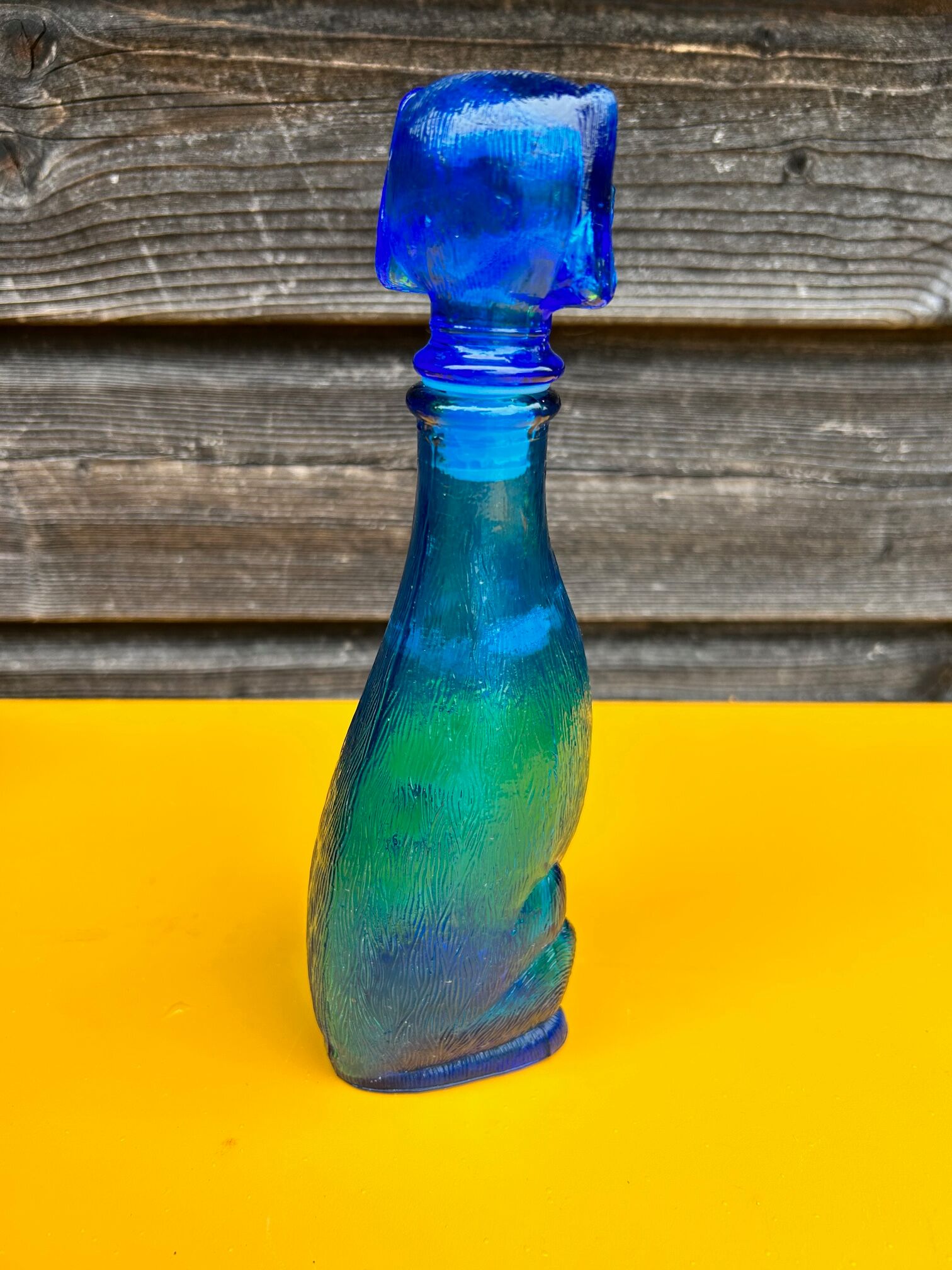 Italian bottle dog polite