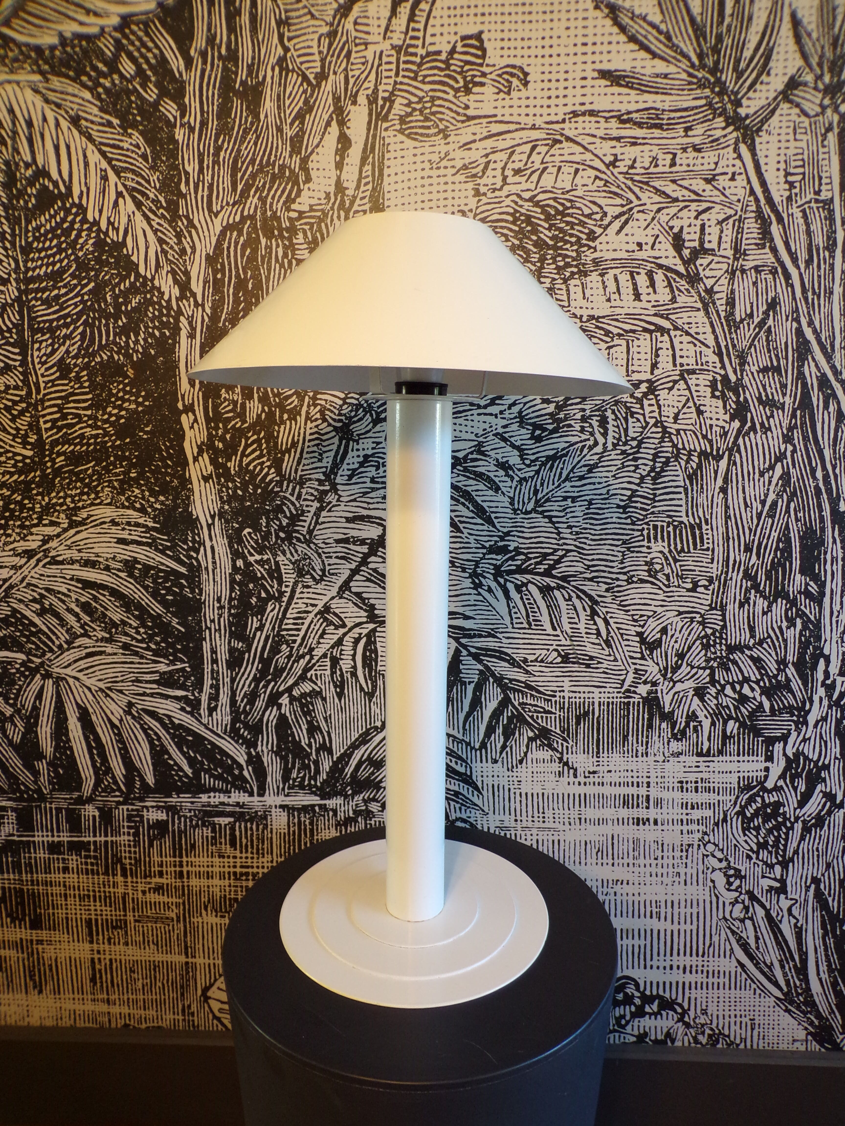 Lyfa metal lamp by Bent Karlby 1980