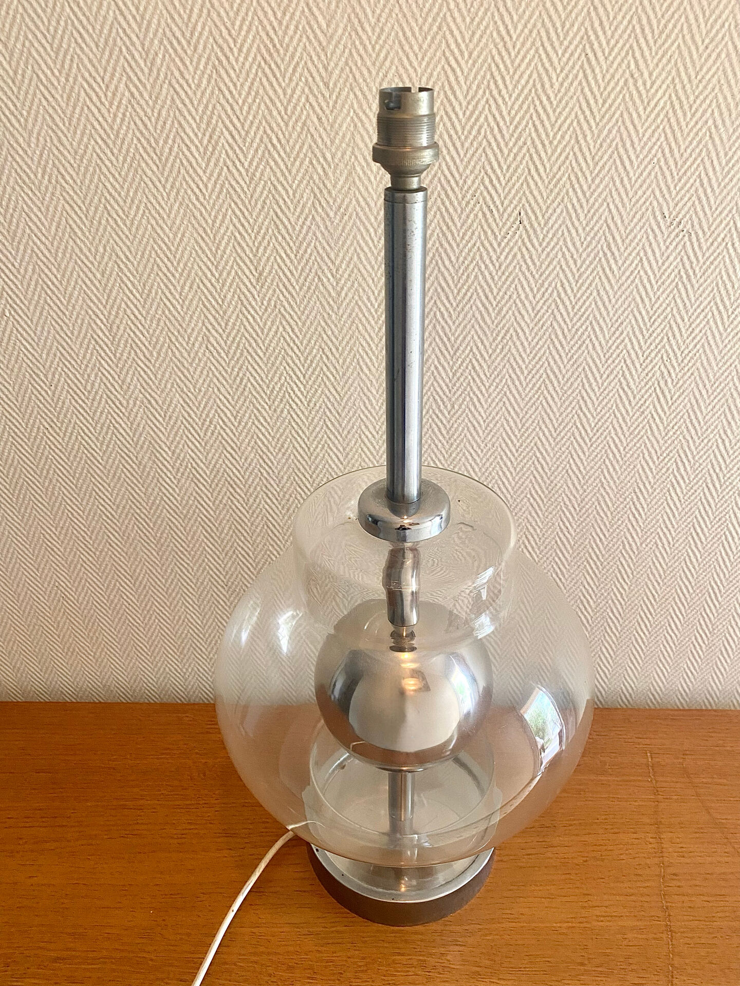 Large Space Age lamp base Richard Essig