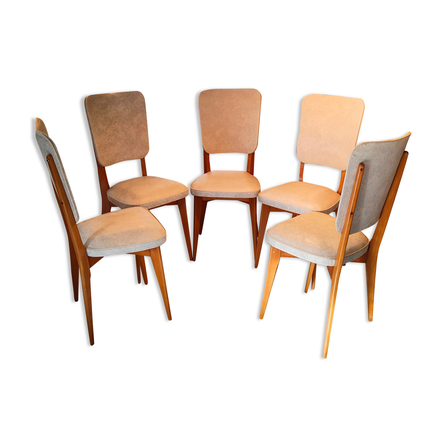 5 Scandinavian chairs 1960