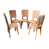 5 Scandinavian chairs 1960