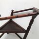 Pair of antique English triangular armchairs 1900s