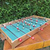 Old foldable table football, 1950s.