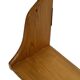 Vintage wooden wall shelve rack bookshelf in pinewood  minimalist design