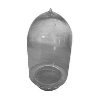 Globe glass shell with nipple lamp gooseneck farmyard