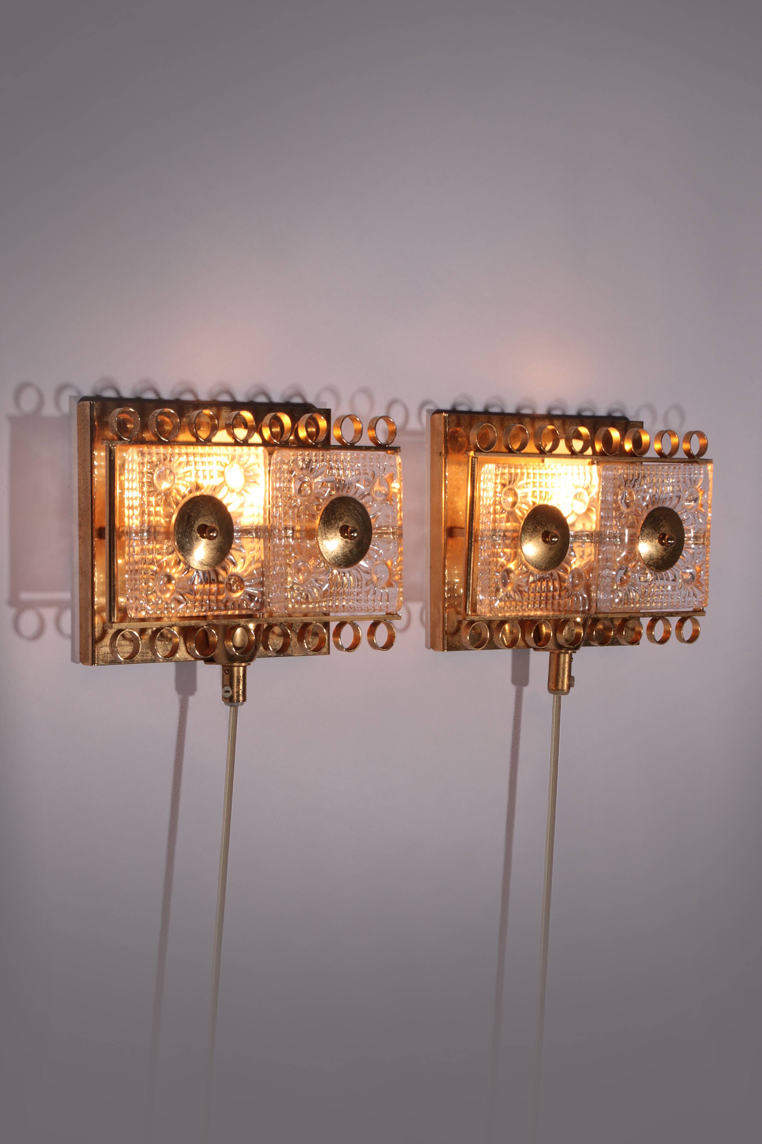 Wall Sconces by Carl Fagerlund made by Mpr Denmark,1960