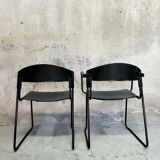 Pair of assisa chairs by paolo favaretto