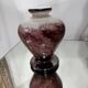 Blown glass round vase, signed Jean-Claude Novaro.