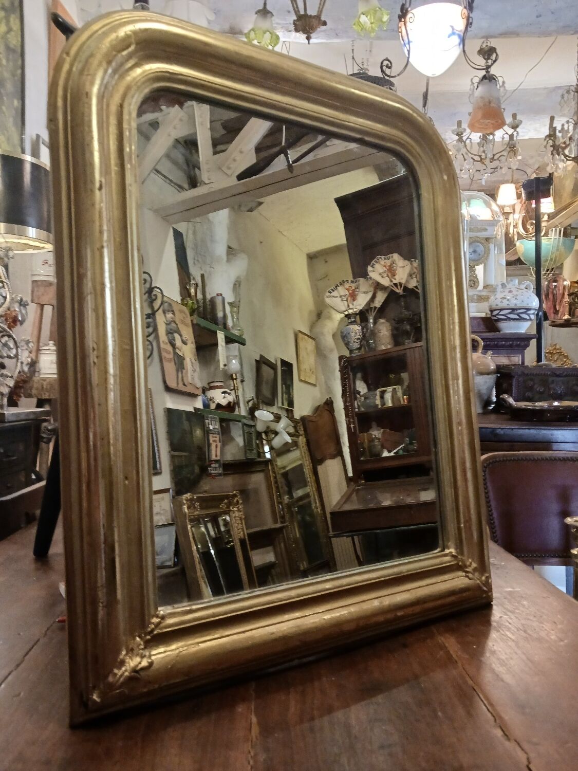 Small mirror 19 th 63 cm / 50 cm