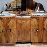 Art Deco period sideboard in blond walnut circa 1940