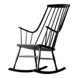 Vintage rocking chair Grandessa, Lena Larsson edition Nesto, 1960.