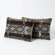 Set of 2 vintage kilim cushion covers 38x61 cm
