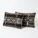 Lot de 2 housses de coussin kilim vintage 38x61 cm