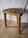 Tabouret en chêne gougé