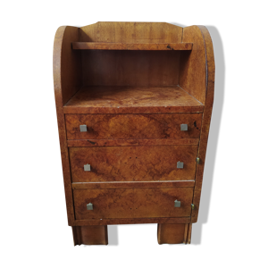 Chevet art deco en loupe