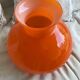 Globe vintage en opaline orange