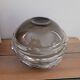 Smoked glass vase with applied threads – 1970s