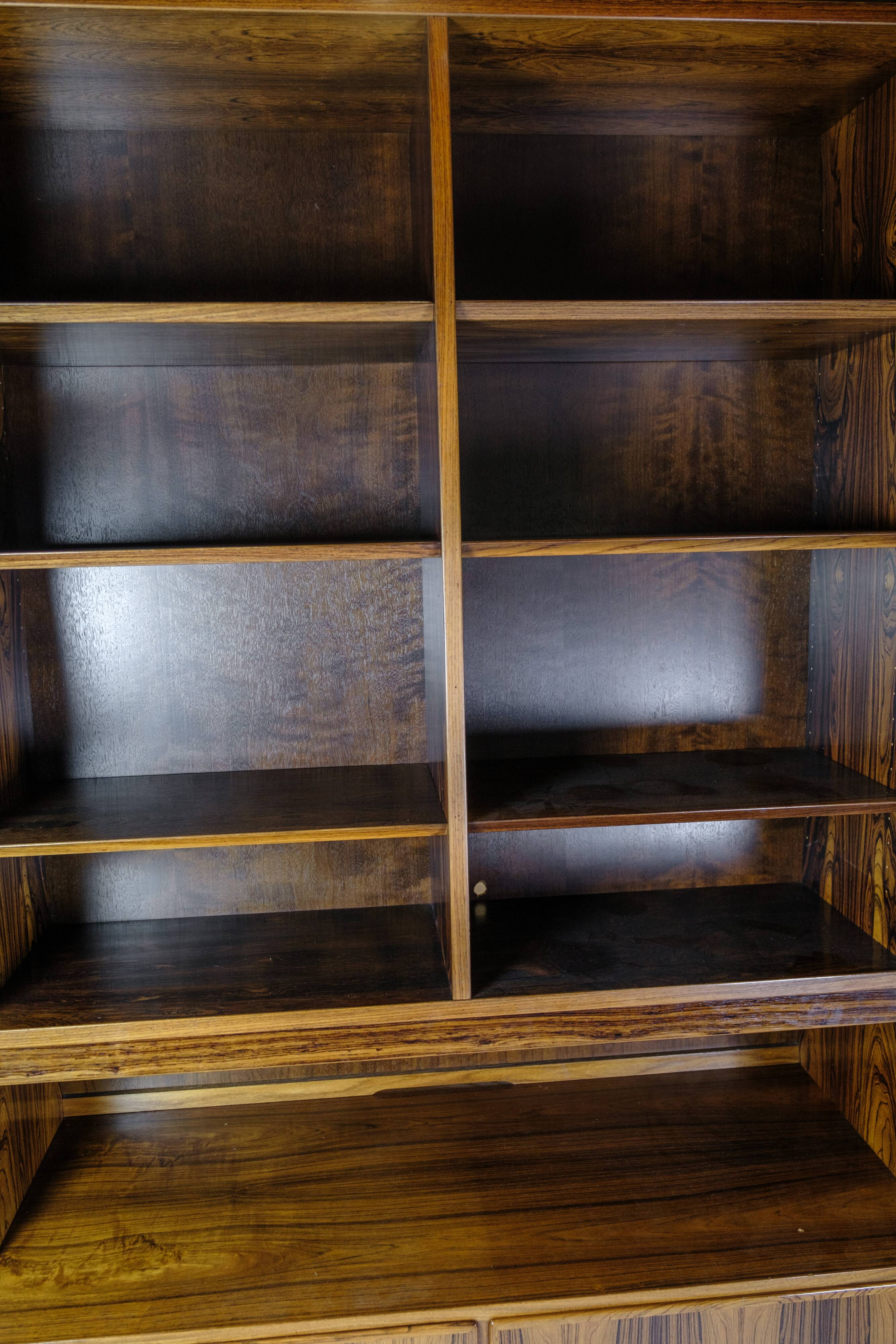 Bookcase Made In Rosewood By Hundevad Furniture From 1960s