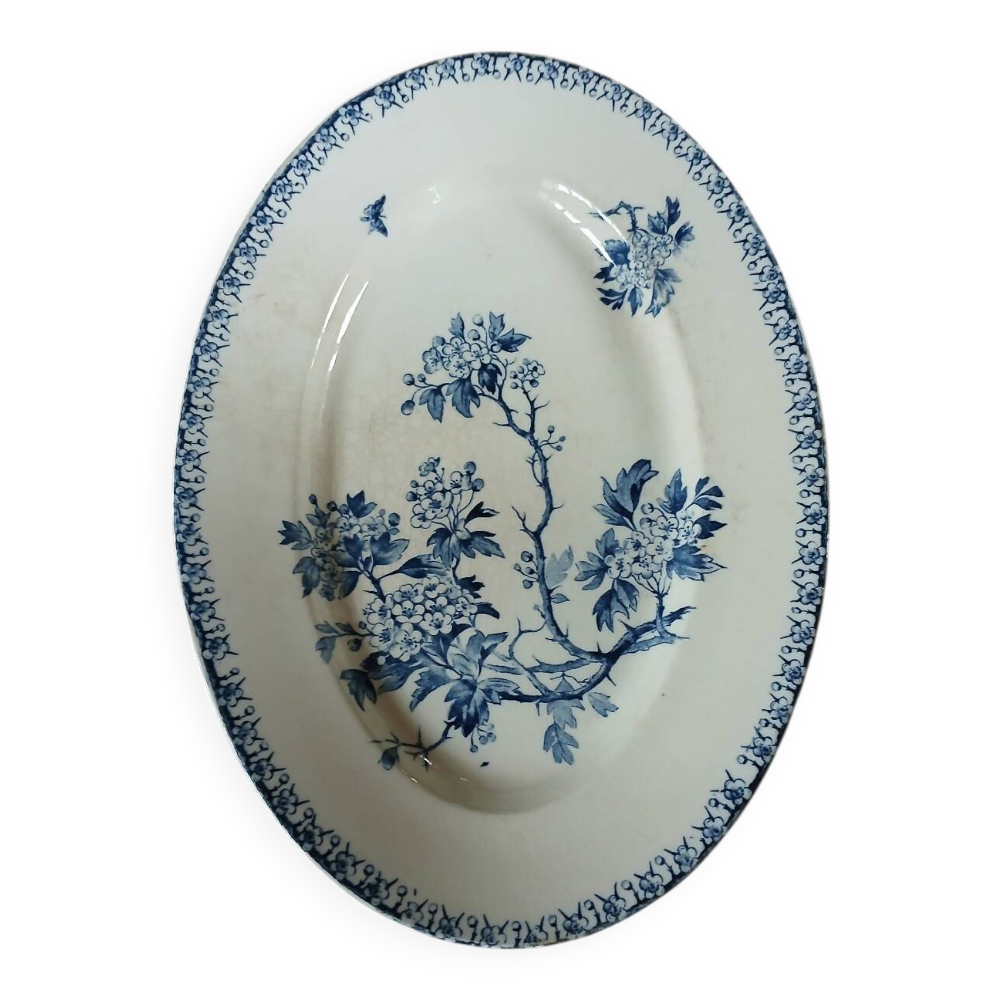 Old ironstone plate