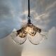 Lampe en verre et métal