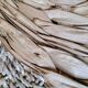 Heart fan in vintage woven palm leaves
